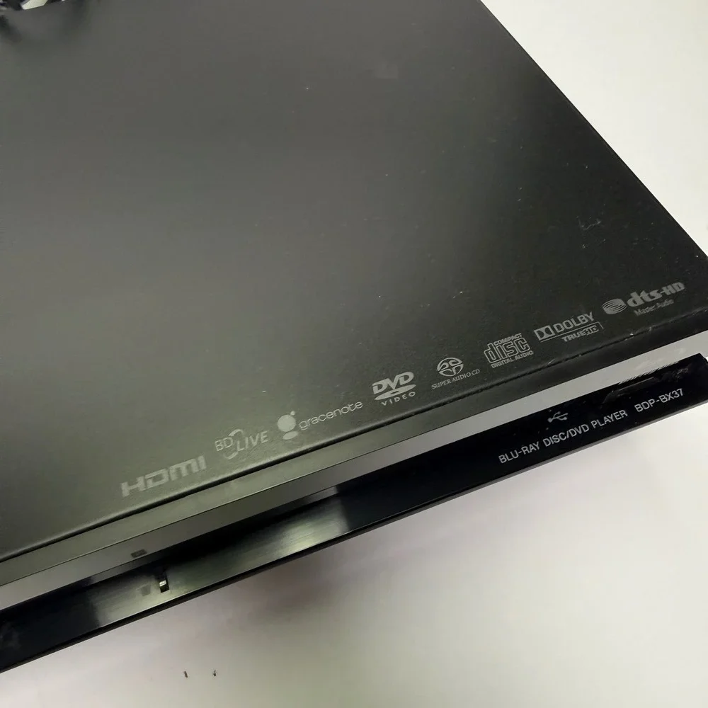 Sony Blu-ray Disc DVD Player Unisex Black BDP-BX37 HDMI 1080p HD Tested Works